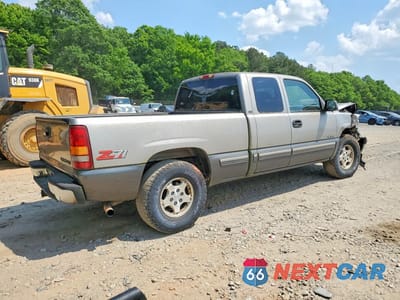 Trzecie zdjęcie samochodu z tyłu: 1999 CHEVROLET SILVERADO K1500 VIN:1GCEK19V7XE186458 - miniatura