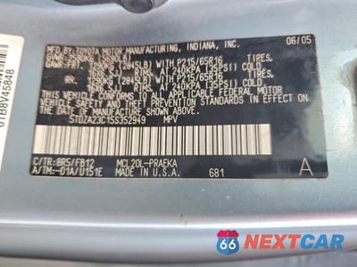 Zdjęcie 13 z 13 samochodu: 2005 TOYOTA SIENNA VIN:5TDZA23C15S352949 - miniatura