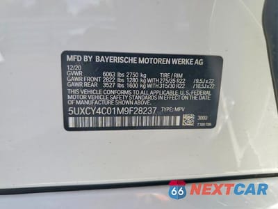 Zdjęcie 13 z 13 samochodu: 2021 BMW X6 SDRIVE 40I VIN:5UXCY4C01M9F28237 - miniatura