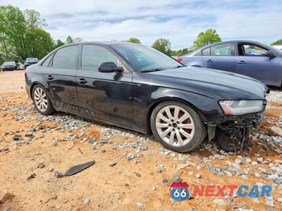 Czwarte zdjęcie samochodu z boku: 2013 AUDI A4 PREMIUM VIN:WAUAFAFL5DA109514 - miniatura