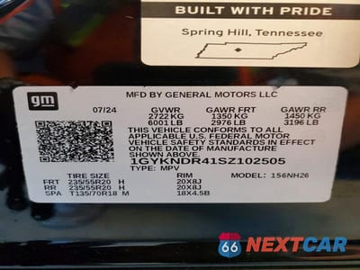 Zdjęcie 14 z 14 samochodu: 2025 CADILLAC XT5 PREMIUM LUXURY VIN:1GYKNDR41SZ102505 - miniatura