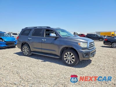 Czwarte zdjęcie samochodu z boku: 2015 TOYOTA SEQUOIA LIMITED VIN:5TDJW5G15FS125712 - miniatura