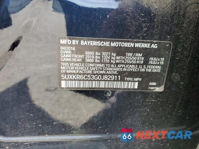Zdjęcie 13 z 13 samochodu: 2016 BMW X5 XDRIVE50I VIN:5UXKR6C53G0J82911 - miniatura
