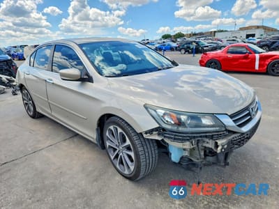 Czwarte zdjęcie samochodu z boku: 2014 HONDA ACCORD SPORT VIN:1HGCR2F54EA113759 - miniatura