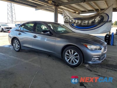 Czwarte zdjęcie samochodu z boku: 2017 INFINITI Q50 2.0T VIN:JN1CV7AP6HM642166 - miniatura