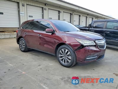 Czwarte zdjęcie samochodu z boku: 2016 ACURA MDX TECHNOLOGY VIN:5FRYD4H40GB018966 - miniatura