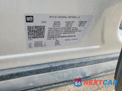 Zdjęcie 13 z 13 samochodu: 2021 CHEVROLET TRAVERSE RS VIN:1GNEVJKW9MJ253131 - miniatura