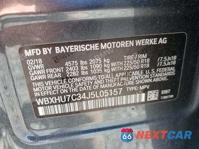 Zdjęcie 13 z 13 samochodu: 2018 BMW X1 SDRIVE28I VIN:WBXHU7C34J5L05157 - miniatura