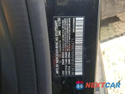 Zdjęcie 12 z 12 samochodu: 2021 MERCEDES-BENZ CLS 450 VIN:W1K2J5JB4MA086471 - miniatura