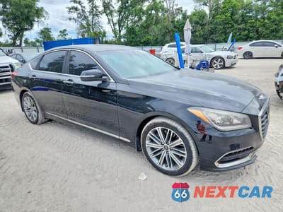 Czwarte zdjęcie samochodu z boku: 2018 GENESIS G80 3.8 VIN:KMHGN4JE3JU257192 - miniatura