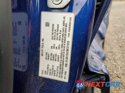Zdjęcie 12 z 12 samochodu: 2022 TESLA MODEL 3 VIN:5YJ3E1EA7NF371610 - miniatura