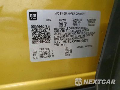 Zdjęcie 13 z 13 samochodu: 2023 CHEVROLET TRAILBLAZER RS VIN:KL79MUSLXPB099674 - miniatura