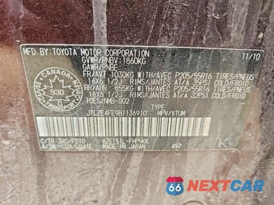 Zdjęcie 13 z 13 samochodu: 2011 TOYOTA SCION XB VIN:JTLZE4FE9B1136910 - miniatura