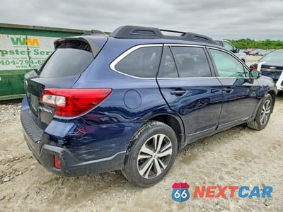 Trzecie zdjęcie samochodu z tyłu: 2018 SUBARU OUTBACK 2.5I LIMITED VIN:4S4BSANCXJ3224643 - miniatura