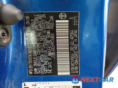 Zdjęcie 12 z 12 samochodu: 2009 TOYOTA COROLLA BASE VIN:JTDBL40E699076804 - miniatura