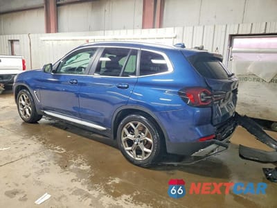 Drugie zdjęcie samochodu z przodu: 2022 BMW X3 XDRIVE30I VIN:5UX53DP00N9N05550 - miniatura