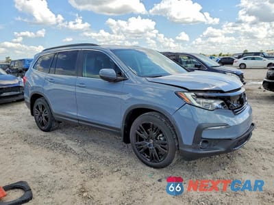 Czwarte zdjęcie samochodu z boku: 2022 HONDA PILOT SE VIN:5FNYF5H23NB027156 - miniatura