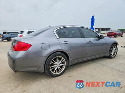 Trzecie zdjęcie samochodu z tyłu: 2011 INFINITI G37 BASE/SPORT VIN:JN1CV6AP4BM509584 - miniatura