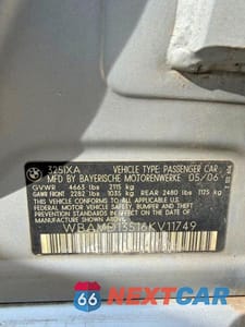 Zdjęcie 10 z 10 samochodu: 2006 BMW 325 XI VIN:WBAVD13516KV11749 - miniatura