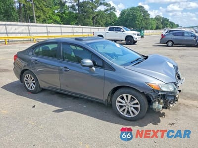 Czwarte zdjęcie samochodu z boku: 2012 HONDA CIVIC EX VIN:19XFB2F88CE100159 - miniatura