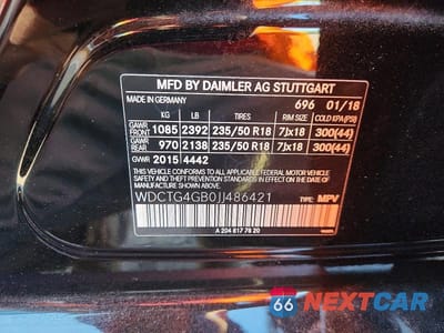 Zdjęcie 13 z 13 samochodu: 2018 MERCEDES-BENZ GLA 250 4MATIC VIN:WDCTG4GB0JJ486421 - miniatura