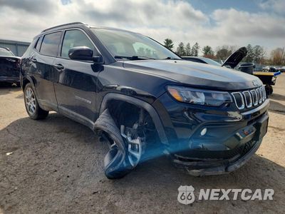 Czwarte zdjęcie samochodu z boku: 2022 JEEP COMPASS LATITUDE LUX VIN:3C4NJDFB3NT221637 - miniatura