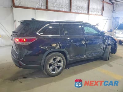 Trzecie zdjęcie samochodu z tyłu: 2015 TOYOTA HIGHLANDER LIMITED VIN:5TDDKRFH7FS173503 - miniatura