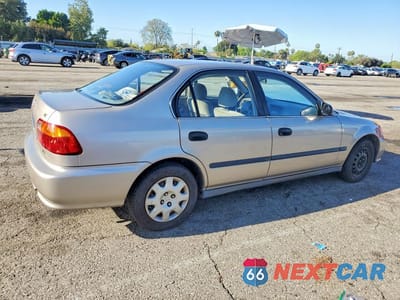 Trzecie zdjęcie samochodu z tyłu: 2000 HONDA CIVIC LX VIN:2HGEJ6672YH588101 - miniatura