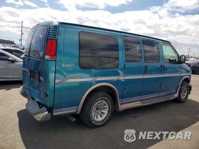Trzecie zdjęcie samochodu z tyłu: 1999 CHEVROLET EXPRESS G1500 VIN:1GBFG15R7X1024095 - miniatura