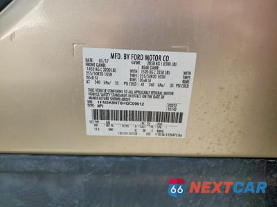 Zdjęcie 13 z 13 samochodu: 2017 FORD EXPLORER PLATINUM VIN:1FM5K8HT6HGC09612 - miniatura