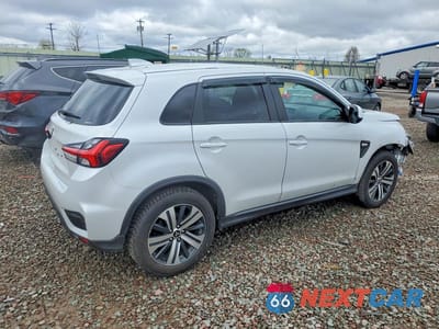 Trzecie zdjęcie samochodu z tyłu: 2022 MITSUBISHI OUTLANDER SPORT ES VIN:JA4ARUAU2NU023146 - miniatura