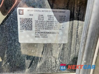 Zdjęcie 12 z 12 samochodu: 2019 CADILLAC XTS LUXURY VIN:2G61M5S30K9108174 - miniatura