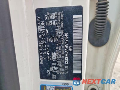 Zdjęcie 14 z 14 samochodu: 2023 KIA SELTOS EX VIN:KNDERCAA2P7421840 - miniatura