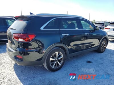 Trzecie zdjęcie samochodu z tyłu: 2019 KIA SORENTO EX V6 VIN:5XYPH4A51KG453369 - miniatura