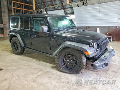 Czwarte zdjęcie samochodu z boku: 2024 JEEP WRANGLER VIN:1C4PJXDG7RW282417 - miniatura