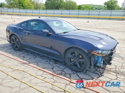Czwarte zdjęcie samochodu z boku: 2021 FORD MUSTANG VIN:1FA6P8TH5M5119330 - miniatura