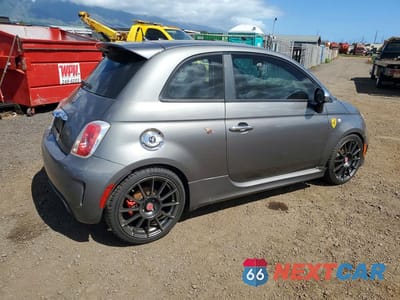 Trzecie zdjęcie samochodu z tyłu: 2013 FIAT 500 ABARTH VIN:3C3CFFFH4DT754107 - miniatura