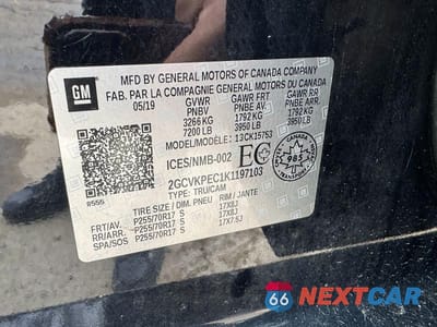 Zdjęcie 10 z 11 samochodu: 2019 CHEVROLET SILVERADO LD K1500 LT VIN:2GCVKPEC1K1197103 - miniatura