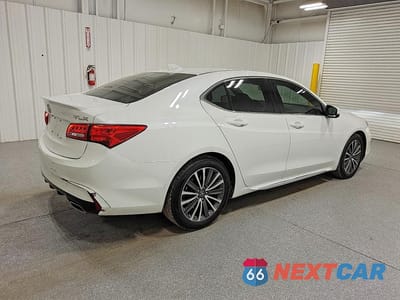 Trzecie zdjęcie samochodu z tyłu: 2018 ACURA TLX ADVANCE VIN:19UUB2F77JA008623 - miniatura