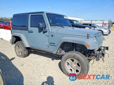 Czwarte zdjęcie samochodu z boku: 2015 JEEP WRANGLER SPORT VIN:1C4AJWAG6FL597632 - miniatura