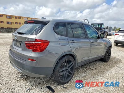Trzecie zdjęcie samochodu z tyłu: 2013 BMW X3 XDRIVE28I VIN:5UXWX9C5XD0A20782 - miniatura