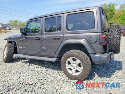 Drugie zdjęcie samochodu z przodu: 2021 JEEP WRANGLER UNLIMITED SPORT VIN:1C4HJXDN5MW582016 - miniatura