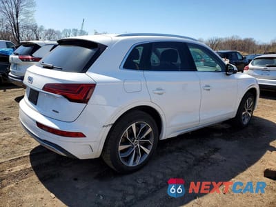 Trzecie zdjęcie samochodu z tyłu: 2021 AUDI Q5 PREMIUM VIN:WA1AAAFY5M2079948 - miniatura