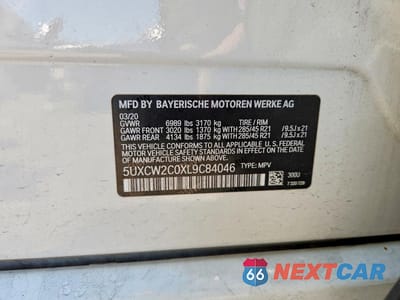 Zdjęcie 13 z 13 samochodu: 2020 BMW X7 XDRIVE40I VIN:5UXCW2C0XL9C84046 - miniatura