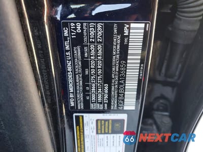 Zdjęcie 13 z 13 samochodu: 2020 MERCEDES-BENZ GLE 350 VIN:4JGFB4JB0LA136859 - miniatura