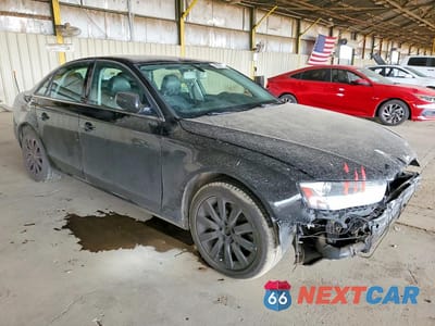 Czwarte zdjęcie samochodu z boku: 2013 AUDI A4 PREMIUM VIN:WAUAFAFL3DN026348 - miniatura