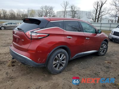 Trzecie zdjęcie samochodu z tyłu: 2015 NISSAN MURANO S VIN:5N1AZ2MH2FN261210 - miniatura