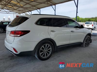 Trzecie zdjęcie samochodu z tyłu: 2017 HYUNDAI SANTA FE SE VIN:KM8SN4HF2HU237177 - miniatura