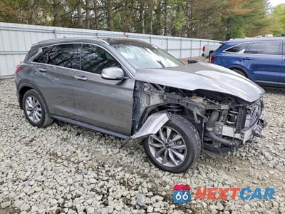 Czwarte zdjęcie samochodu z boku: 2022 INFINITI QX50 LUXE VIN:3PCAJ5BA9NF114995 - miniatura