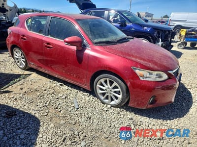 Czwarte zdjęcie samochodu z boku: 2012 LEXUS CT 200H PREMIUM VIN:JTHKD5BH4C2086336 - miniatura